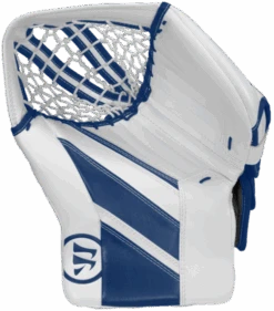 Warrior Ritual GT2 Senior Goalie Catcher -Warrior warrior ritual gt2 senior goalie catcher white blue
